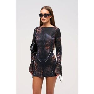 Murci Minx Long Sleeve Mini Dress